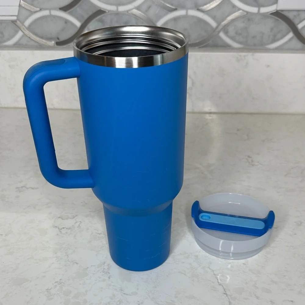 Stanley Blue Travel Mug - Picture 3 of 5